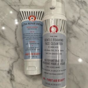 NWT set including First Aid Beauty Cream& Cleanser